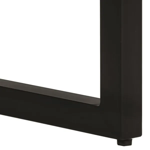 vidaXL Småbord>Avlastningsbord 110x35x76 cm massivt grovt mangoträ