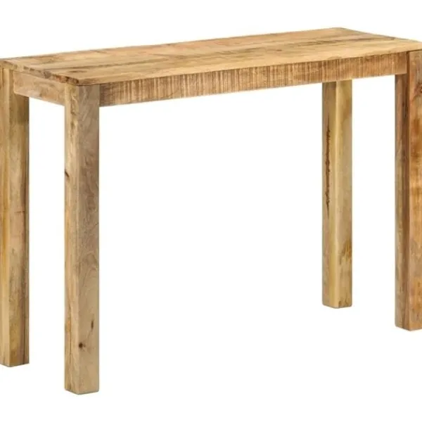 vidaXL Småbord>Avlastningsbord 110x35x76 cm grovt mangoträ