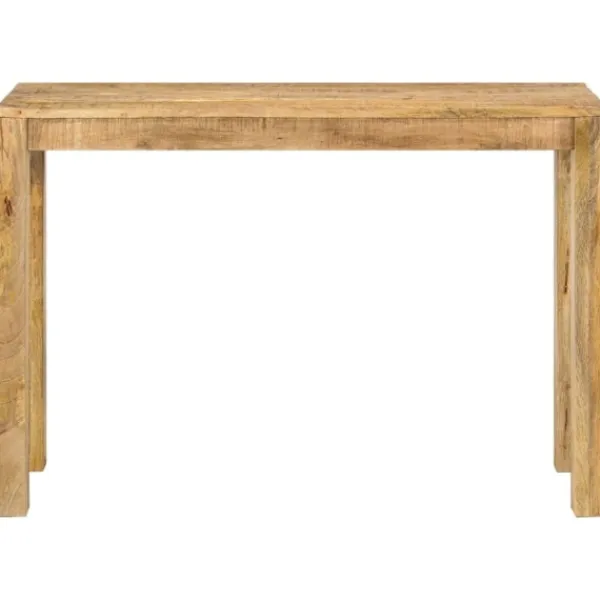 vidaXL Småbord>Avlastningsbord 110x35x76 cm grovt mangoträ