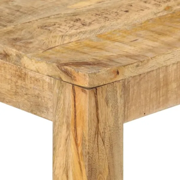 vidaXL Småbord>Avlastningsbord 110x35x76 cm grovt mangoträ