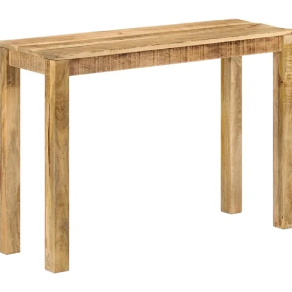 vidaXL Småbord>Avlastningsbord 110x35x76 cm grovt mangoträ