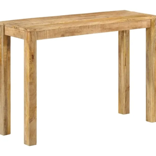 vidaXL Småbord>Avlastningsbord 110x35x76 cm grovt mangoträ