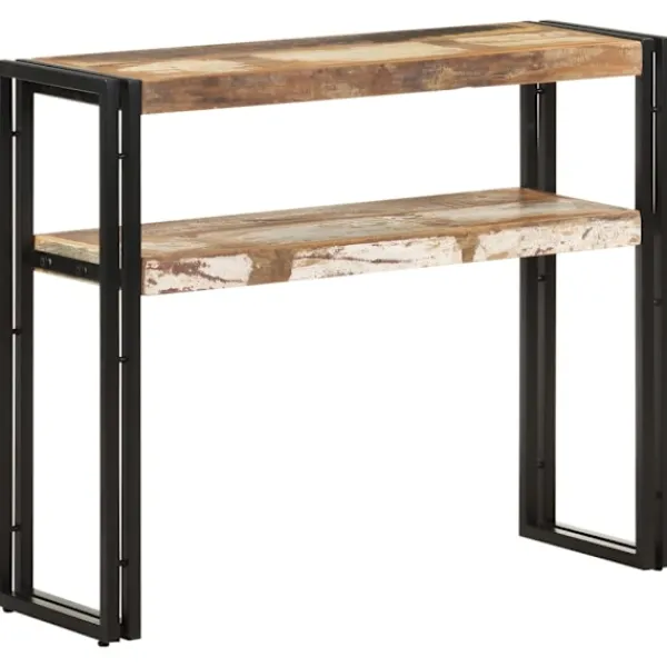 vidaXL Småbord>Avlastningsbord 90x30x75 cm massivt återvunnet trä