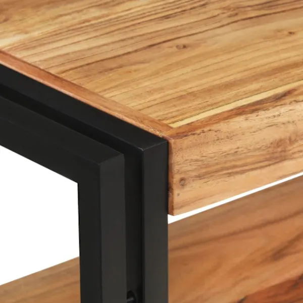 vidaXL Småbord>Avlastningsbord 150x30x75 cm massivt akaciaträ