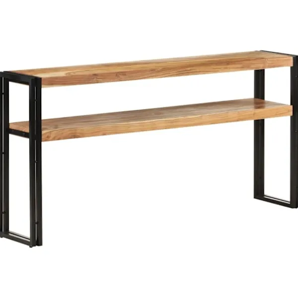 vidaXL Småbord>Avlastningsbord 150x30x75 cm massivt akaciaträ