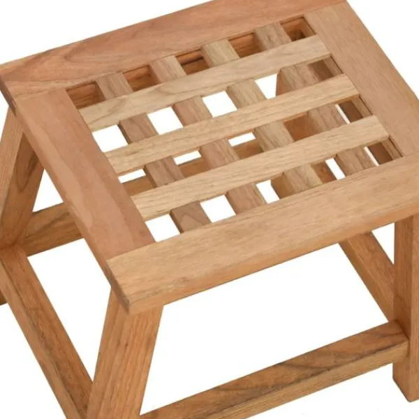 vidaXL Pallar>Badrumspall 29x22,5x25,5 cm massivt valnötsträ