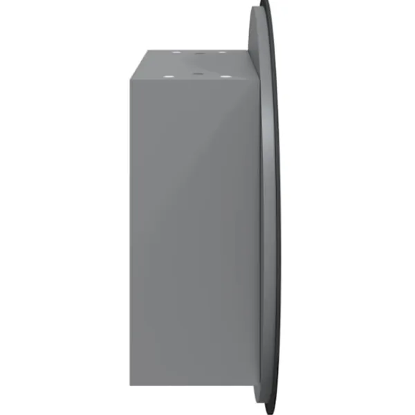 vidaXL Skåp>Badrumsskåp med rund spegel och LED 40x40x17,5 cm