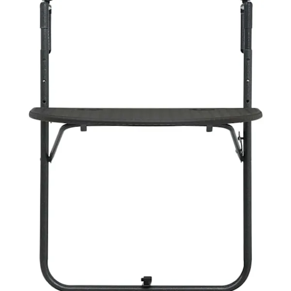 vidaXL Balkongmöbler>Balkongbord 60x64x83,5 cm plast konstrotting