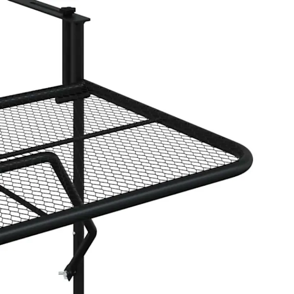 vidaXL Balkongmöbler>Balkongbord 60x40 cm stål