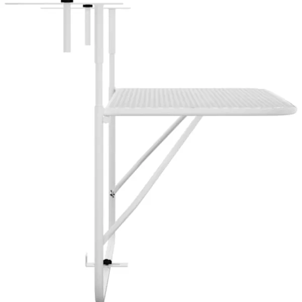 vidaXL Balkongmöbler>Balkongbord 60x40 cm stål