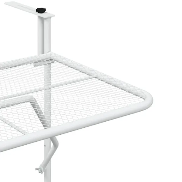 vidaXL Balkongmöbler>Balkongbord 60x40 cm stål