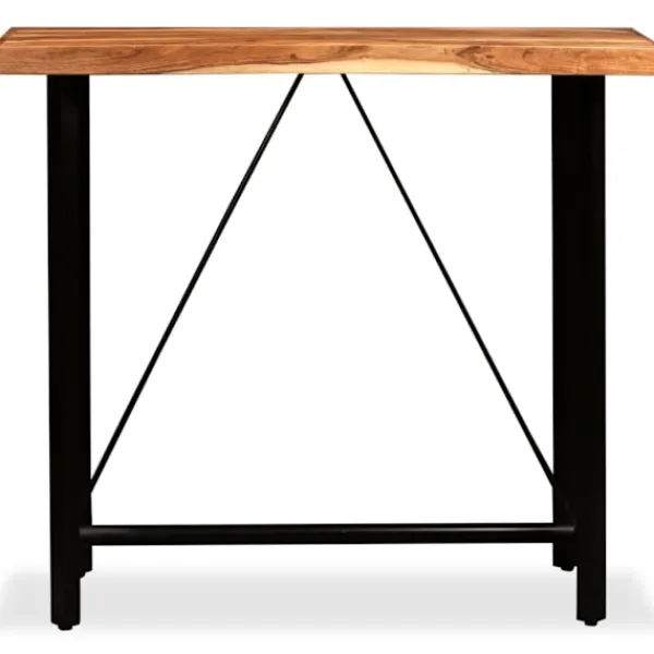 vidaXL Matbord>Barbord massiv akacia 120x60x107 cm