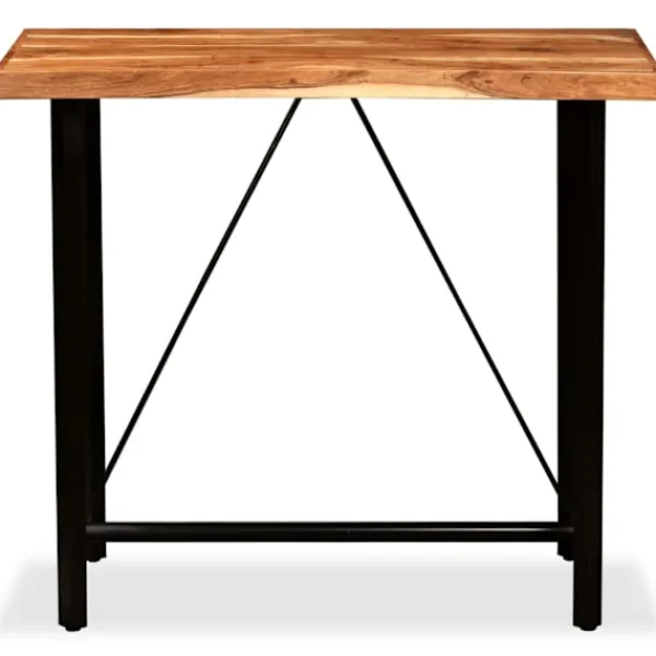 vidaXL Matbord>Barbord massiv akacia 120x60x107 cm