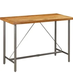 vidaXL Matbord>Barbord massiv återvunnen teak 150x70x106 cm