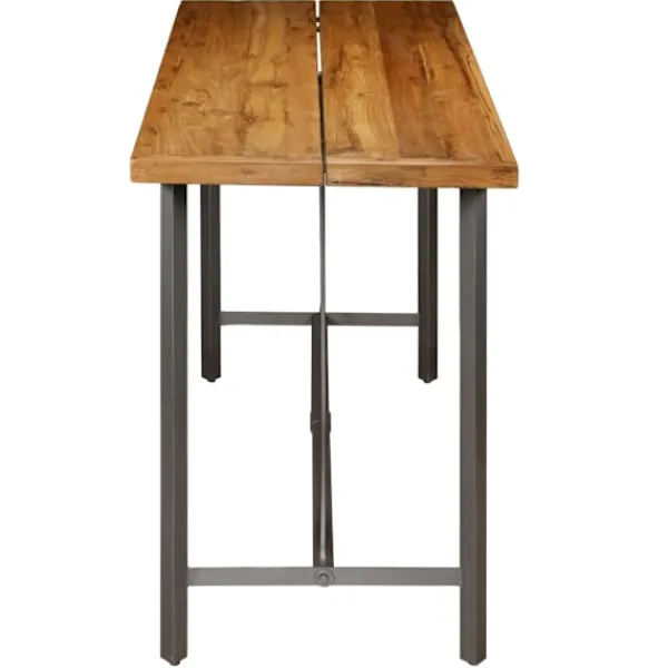 vidaXL Matbord>Barbord massiv återvunnen teak 150x70x106 cm