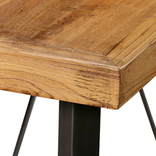 vidaXL Matbord>Barbord massiv återvunnen teak 150x70x106 cm