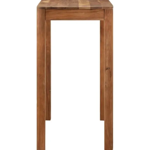 vidaXL Matbord>Barbord massivt trä med honungsfinish 110x55x106 cm