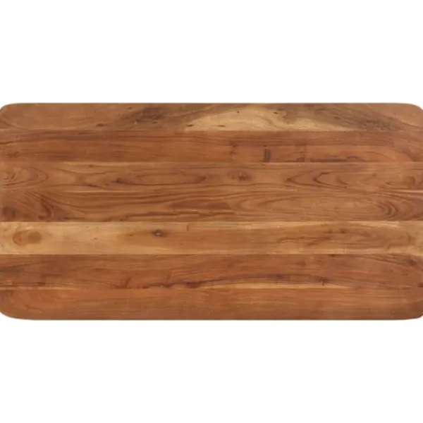 vidaXL Matbord>Barbord massivt trä med honungsfinish 110x55x106 cm