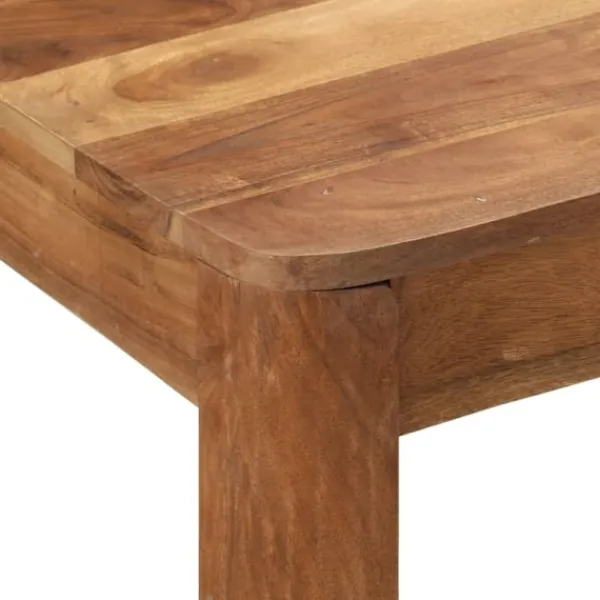 vidaXL Matbord>Barbord massivt trä med honungsfinish 110x55x106 cm