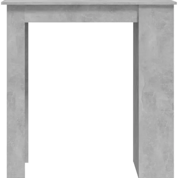 vidaXL Köksö>Barbord med hyllor betong 102x50x103,5 cm konstruerat trä