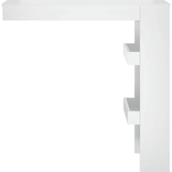 vidaXL Matbord>Barbord väggmonterat glans 102x45x103,5 cm konstruerat trä
