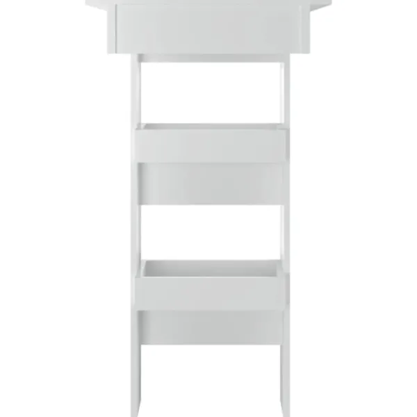 vidaXL Matbord>Barbord väggmonterat glans 102x45x103,5 cm konstruerat trä