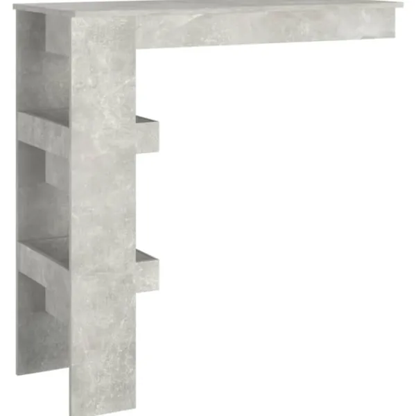 vidaXL Balkongmöbler>Barbord väggmonterat betong 102x45x103,5 cm konstruerat trä