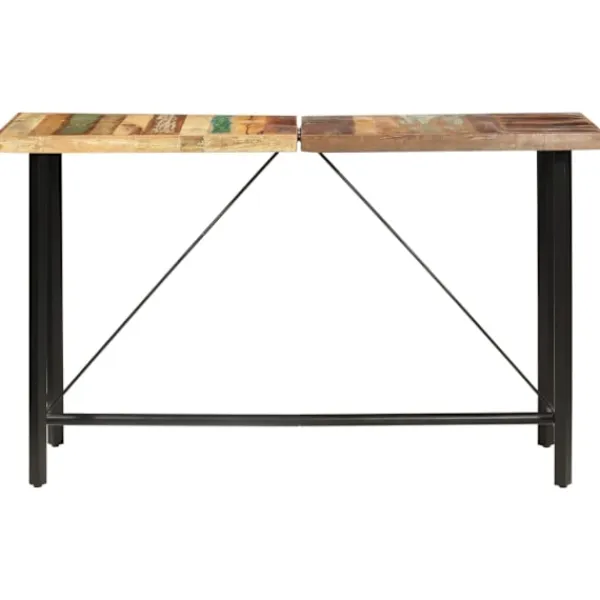 vidaXL Matbord>Barbord 180x70x107 cm massivt återvunnet trä
