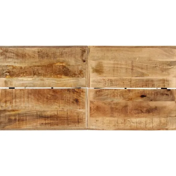 vidaXL Matbord>Barbord 150x70x107 cm massivt mangoträ och järn