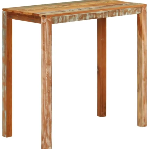 vidaXL Matbord>Barbord 112x55x108 cm massivt återvunnet trä