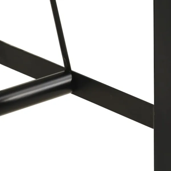vidaXL Balkongmöbler>Barbord 110x55x107 cm massivt akaciaträ och järn