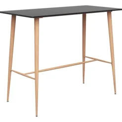 vidaXL Matgrupper>Bargrupp 5 delar och vit