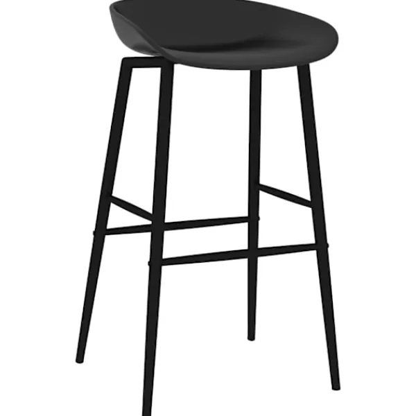 vidaXL Matgrupper>Bargrupp 7 delar och svart