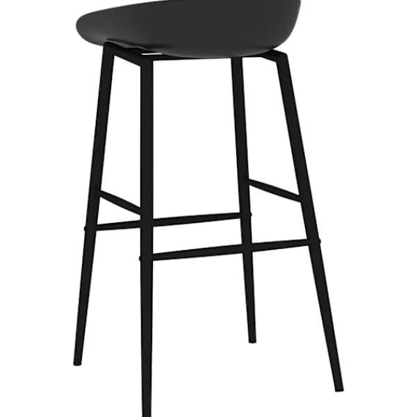 vidaXL Matgrupper>Bargrupp 7 delar och svart