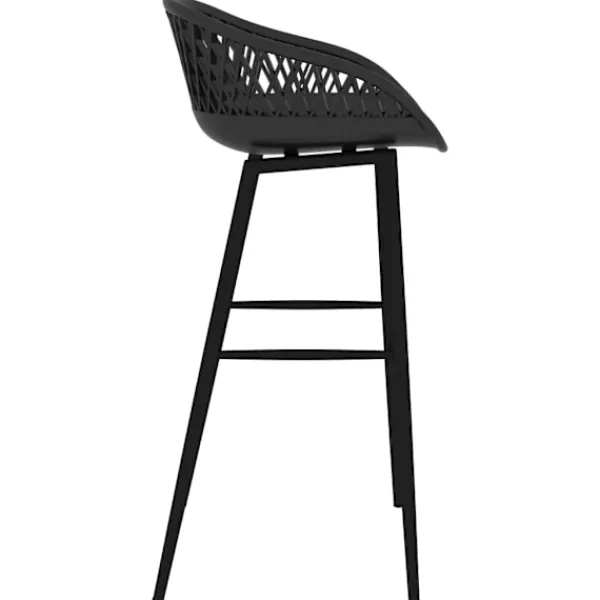 vidaXL Matgrupper>Bargrupp 5 delar och svart