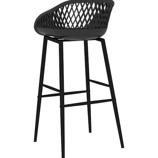 vidaXL Matgrupper>Bargrupp 5 delar och svart