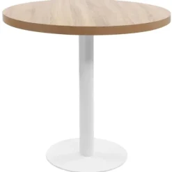 vidaXL Småbord>Bistrobord ljus 80 cm MDF