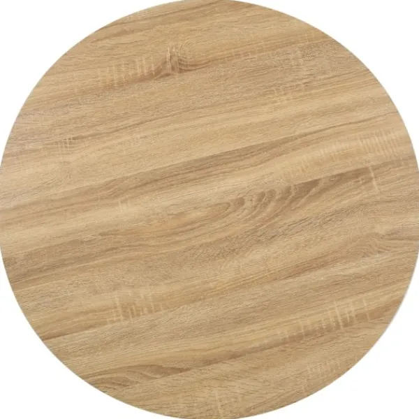 vidaXL Småbord>Bistrobord ljus 80 cm MDF