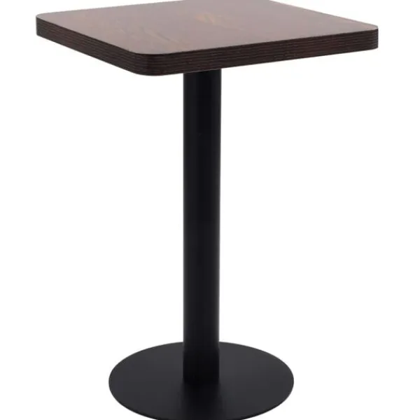 vidaXL Småbord>Bistrobord mörk 50x50 cm MDF