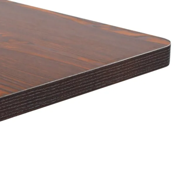 vidaXL Småbord>Bistrobord mörk 50x50 cm MDF