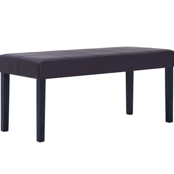 vidaXL Balkongmöbler>Bänk 106 cm konstläder