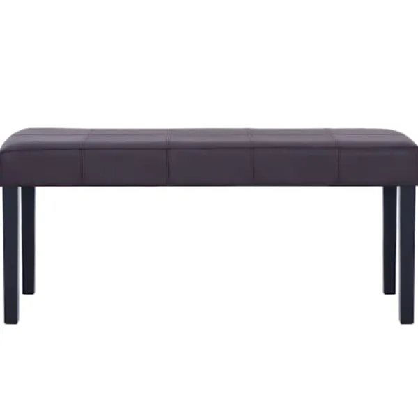 vidaXL Balkongmöbler>Bänk 106 cm konstläder