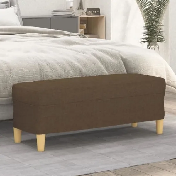 vidaXL Balkongmöbler>Bänk 100x35x41 cm tyg