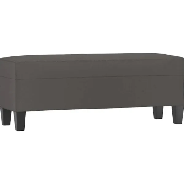 vidaXL Balkongmöbler>Bänk 100x35x41 cm konstläder