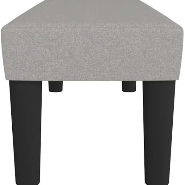 vidaXL Balkongmöbler>Bänk ljus 100x30x30 cm tyg