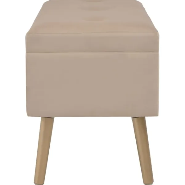vidaXL Kistor & Koffertar>Bänk med förvaringsutrymme 80 cm sammet