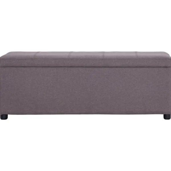 vidaXL Kistor & Koffertar>Bänk med förvaringsutrymme 116 cm polyester