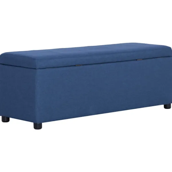vidaXL Kistor & Koffertar>Bänk med förvaringsutrymme 116 cm polyester