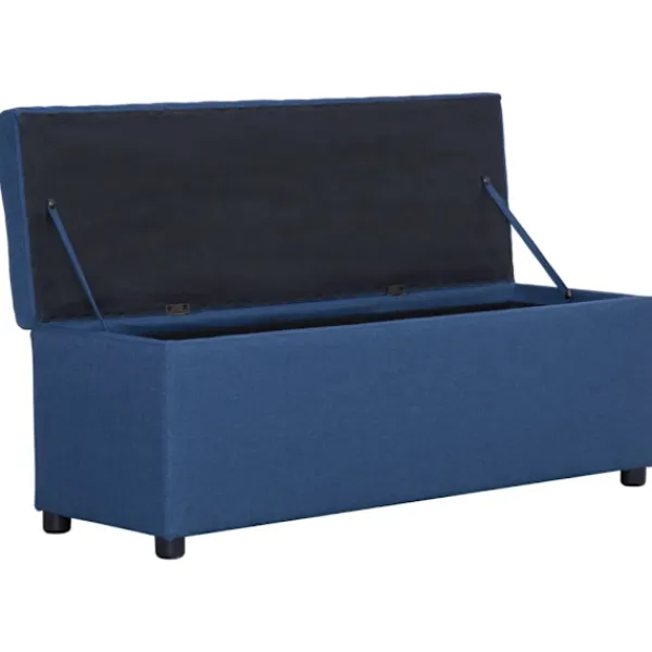 vidaXL Kistor & Koffertar>Bänk med förvaringsutrymme 116 cm polyester