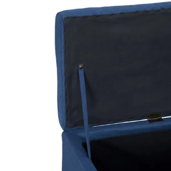 vidaXL Kistor & Koffertar>Bänk med förvaringsutrymme 116 cm polyester